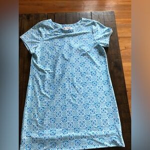 Jude Connally Ella Blue Mayan Medallion dress worn once! Size Med